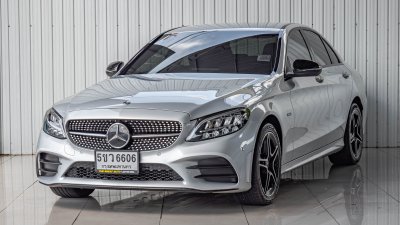 BENZ C-CLASS, C300e AMG SPORT ปี 2021 สีเทา โฉม W205 ปี14-23