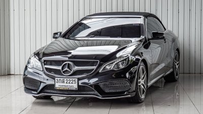BENZ E-CLASS, E200 Cabriolet AMG 2015 โฉม W207 ปี09-16 สีดำ เครื่องยนต์ เบนซิน เกียร์AUTO รถศูนย์ Benz ไมล์ 226,046 km.