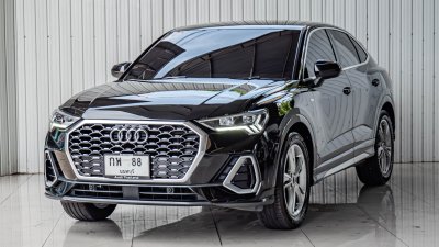 AUDI Q3, 1.4 35 TFSI SPORTBACK S LINE ปี 2022 สีดำ โฉม ปี12-ปัจจุบัน