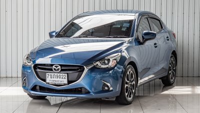 MAZDA2, 1.5 XD High Connect ปี 2018 สีน้ำเงิน โฉม ปี14-ปัจจุบัน 4Dr