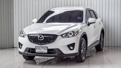 MAZDA CX-5, 2.0 SP ปี 2014 โฉม ปี13-ปัจจุบัน เบนชิน สีขาว เกียร์ AUTO ไมล์เพียง 317,520 km.