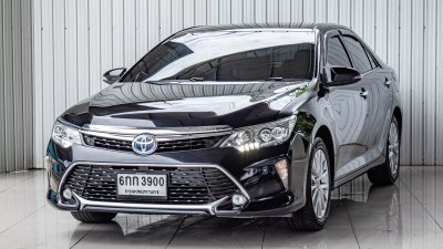 TOYOTA CAMRY, 2.5 HV NAVI ปี 2017 สีดำ  โฉม ปี12-18