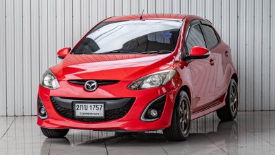 MAZDA-2 1.5 Spirit Sports ปี 2013 สีแดง โฉม ปี09-14 5Dr