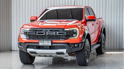 FORD RANGER, 3.0 RAPTOR ECO BOOST 4WD ปี 2023 สีส้ม  โฉม DOUBLE CAB