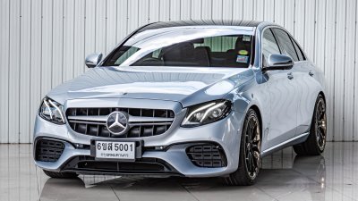 BENZ E-CLASS, E220d 2.0 EXCLUSIVE 2016 สีเทา โฉม W213 ปี16-24