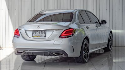 BENZ C-CLASS, C300e AMG SPORT ปี 2021 สีเทา โฉม W205 ปี14-23
