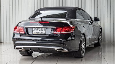 BENZ E-CLASS, E200 Cabriolet AMG 2015 โฉม W207 ปี09-16 สีดำ เครื่องยนต์ เบนซิน เกียร์AUTO รถศูนย์ Benz ไมล์ 226,046 km.