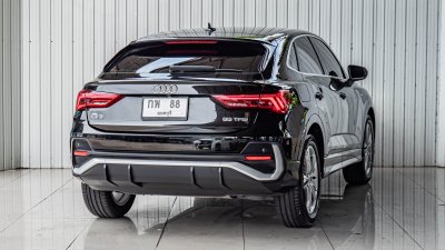 AUDI Q3, 1.4 35 TFSI SPORTBACK S LINE ปี 2022 สีดำ โฉม ปี12-ปัจจุบัน