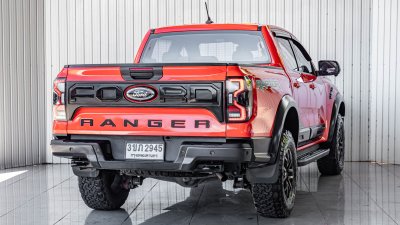 FORD RANGER, 2.0 RAPTOR BI-TURBO 4WD ปี 2023 จด 2024 สีส้มโฉม DOUBLE CAB