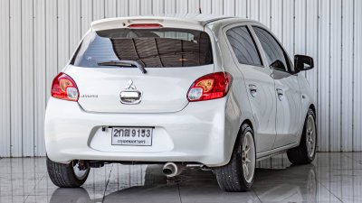 MITSUBISHI MIRAGE, 1.2 GLX 2013 สีขาว โฉม ปี12-ปัจจุบัน