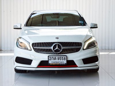 Benz A250 AMG Sport 2.0 W176 Sport Hatchback ปี 2013 โฉม ปี 12-19 สีขาว เครื่องยนต์ เบนซิน เกียร์ AUTO ไมล์ 174,377 km.
