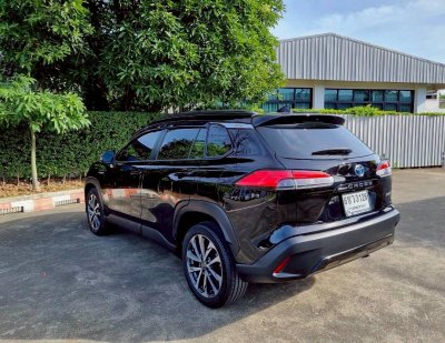 Toyota Corolla Cross 1.8 Hybrid Premium Safety ปี 2021 ไมล์ 70,xxx km. เครื่อง เบนซิน-ไฟฟ้า เกียร์ Auto สีดำ