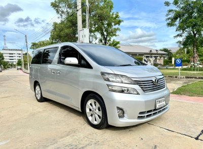 TOYOTA VELLFIRE, 2.4 V ปี 2009 โฉม ปี08-14 สีเทา AUTO เบนซิน ไมล์เพียง 210,397 km.