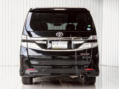 Toyota Vellfire 2.4 Golden Eyes II Wagon ปี 2014 โฉม ปี08-14 สีดำ AUTO เบนซิน ไมล์เพียง 263,148 km.