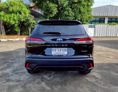 Toyota Corolla Cross 1.8 Hybrid Premium Safety ปี 2021 ไมล์ 70,xxx km. เครื่อง เบนซิน-ไฟฟ้า เกียร์ Auto สีดำ