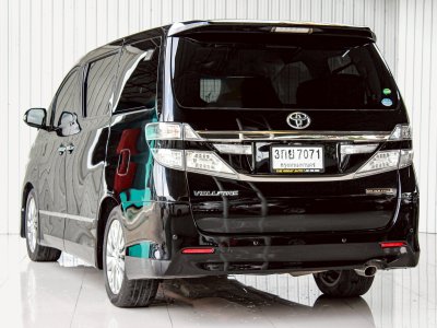 Toyota Vellfire 2.4 Golden Eyes II Wagon ปี 2014 โฉม ปี08-14 สีดำ AUTO เบนซิน ไมล์เพียง 263,148 km.