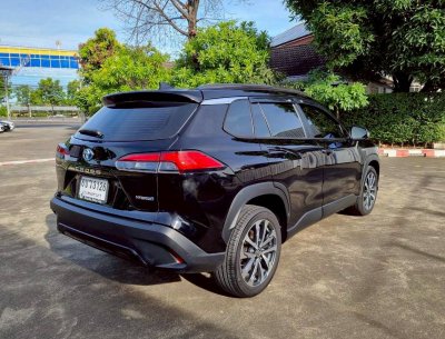Toyota Corolla Cross 1.8 Hybrid Premium Safety ปี 2021 ไมล์ 70,xxx km. เครื่อง เบนซิน-ไฟฟ้า เกียร์ Auto สีดำ