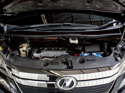 Toyota Vellfire 2.4 Golden Eyes II Wagon ปี 2014 โฉม ปี08-14 สีดำ AUTO เบนซิน ไมล์เพียง 263,148 km.