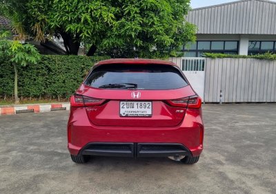 Honda City 1.0 Turbo RS Hatchback Top สุด ปี 2021 ไมล์ 93,xxx km. เครื่อง เบนซิน เกียร์ Auto สีแดง