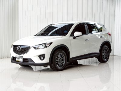 MAZDA CX-5, 2.0 SP ปี 2014 โฉม ปี13-ปัจจุบัน เบนชิน สีขาว เกียร์ AUTO ไมล์เพียง 317,520 km.
