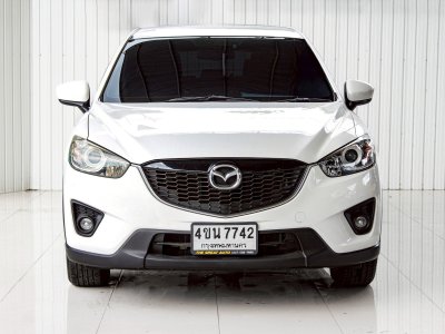 MAZDA CX-5, 2.0 SP ปี 2014 โฉม ปี13-ปัจจุบัน เบนชิน สีขาว เกียร์ AUTO ไมล์เพียง 317,520 km.