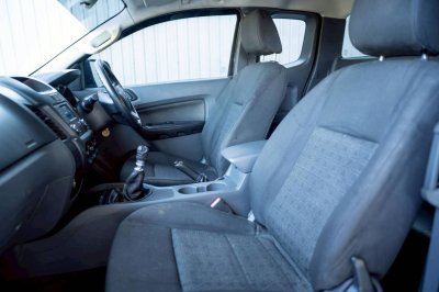 FORD RANGER, 2.2 XL+ ปี 2019 สีดำ เกียร์ธรรมดา ดีเซล โฉม HI-RIDER OPEN CAB