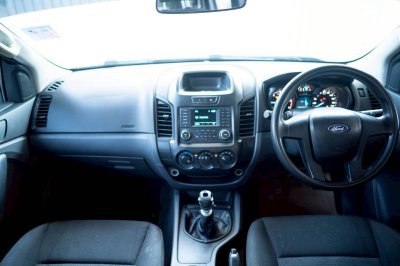 FORD RANGER, 2.2 XL+ ปี 2019 สีดำ เกียร์ธรรมดา ดีเซล โฉม HI-RIDER OPEN CAB