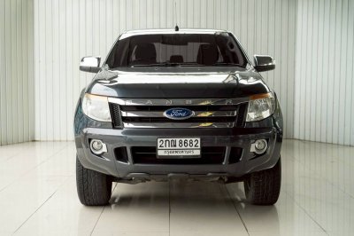 FORD RANGER, 2.2 XLT ปี 2013สีเทา โฉม HI-RIDER DOUBLE CAB