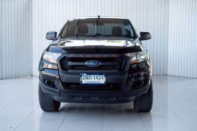 FORD RANGER, 2.2 XL+ ปี 2019 สีดำ เกียร์ธรรมดา ดีเซล โฉม HI-RIDER OPEN CAB