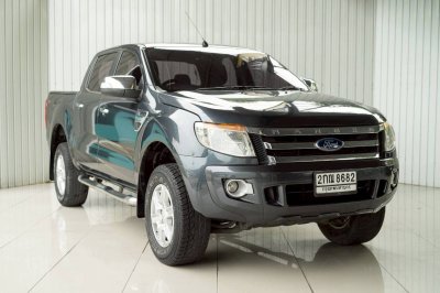 FORD RANGER, 2.2 XLT ปี 2013สีเทา โฉม HI-RIDER DOUBLE CAB