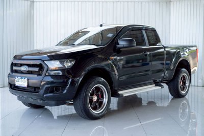 FORD RANGER, 2.2 XL+ ปี 2019 สีดำ เกียร์ธรรมดา ดีเซล โฉม HI-RIDER OPEN CAB