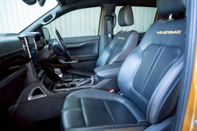 FORD RANGER, 2.0 TURBO WILDTRAK ปี 2023 เกียร์A/T ขับ 2 สีเหลืองโฉม HI-RIDER DOUBLE CAB