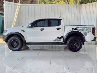 FORD RANGER, 2.0 RAPTOR BI-TURBO 4WD ปี 2018 เกียร์A/T สีขาวโฉม DOUBLE CAB