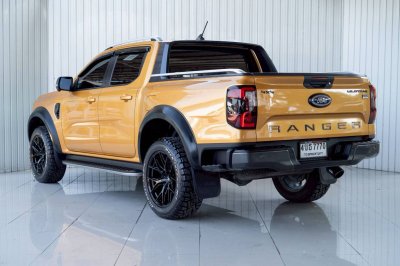 FORD RANGER, 2.0 TURBO WILDTRAK ปี 2023 เกียร์A/T ขับ 2 สีเหลืองโฉม HI-RIDER DOUBLE CAB