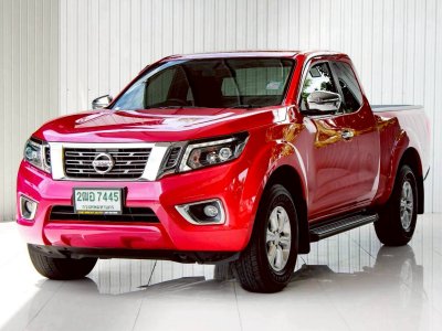 NISSAN NAVARA,NP300 2.5 EL KING CAB CALIBRE ปี 2020 (VAT.) โฉม CALIBRE KING CAB เกียร์ ธรรมดา ดีเซล สี แดง ไมล์เพียง 63,285 km.