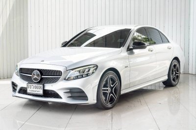 BENZ C-CLASS, C300e AMG SPORT ปี 2021 สีเทา โฉม W205 ปี14-23