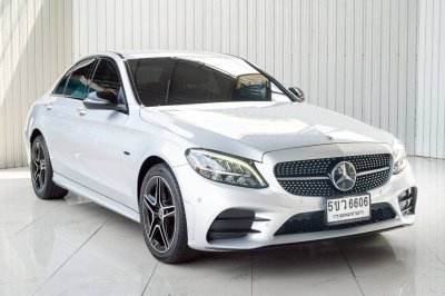 BENZ C-CLASS, C300e AMG SPORT ปี 2021 สีเทา โฉม W205 ปี14-23