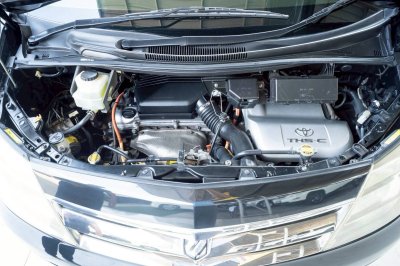 TOYOTA ALPHARD, 2.4 HYBRID ปี 2007 สีดำ เกียร์A/T โฉม ปี02-15