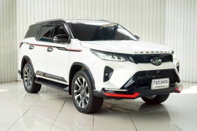 TOYOTA FORTUNER, 2.8 LEGENDER BLACK TOP 4WD ปี 2022 สีขาวโฉม ปี15-ปัจจุบัน