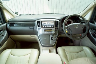 TOYOTA ALPHARD, 2.4 HYBRID ปี 2007 สีดำ เกียร์A/T โฉม ปี02-15