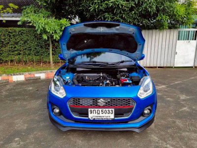 Suzuki Swift 1.2 GLX Navi Top สุด ปี 2019 ไมล์ 90,xxx km. เครื่อง เบนซิน เกียร์ Auto สีน้ำเงิน