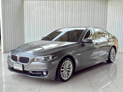BMW SERIES 5, 528i LUXURY ปี 2014 สีเทา เกียร์ A/T โฉม F10 ปี10-17 รถVat%