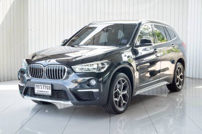 BMW X1, 2.0 sDrive18d xLine ปี 2017 สีดำ โฉม F48 ปี16-23