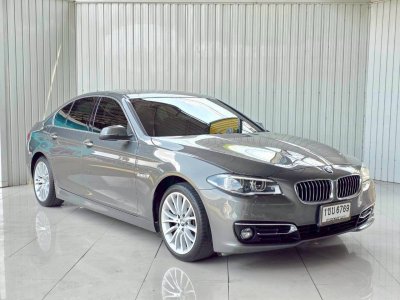 BMW SERIES 5, 528i LUXURY ปี 2014 สีเทา เกียร์ A/T โฉม F10 ปี10-17 รถVat%