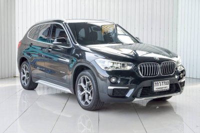 BMW X1, 2.0 sDrive18d xLine ปี 2017 สีดำ โฉม F48 ปี16-23