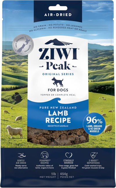 ZIWI Peak Grain-Free Air-Dried Dog Food – Lamb