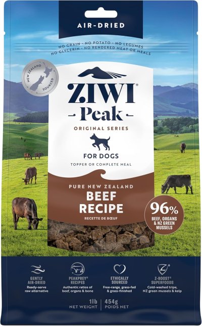 ZIWI Peak Grain-Free Air-Dried Dog Food – Beef