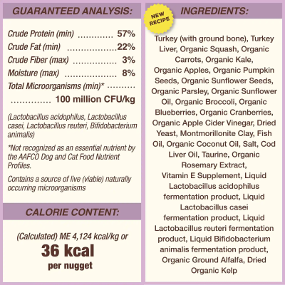 Primal Freeze Dried Cat Food Nuggets Turkey