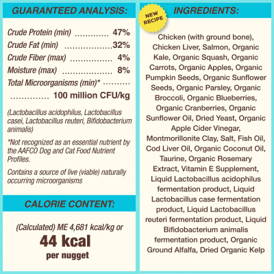 Primal Freeze Dried Cat Food Nuggets Chicken & Salmon