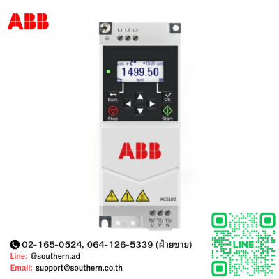 ABB inverter ACS180 Model:ACS180-04S-04A0-4 1.5 kW 3 phase 380V